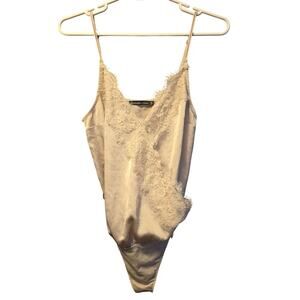 Abercrombie & Fitch all in one satin bodysuit